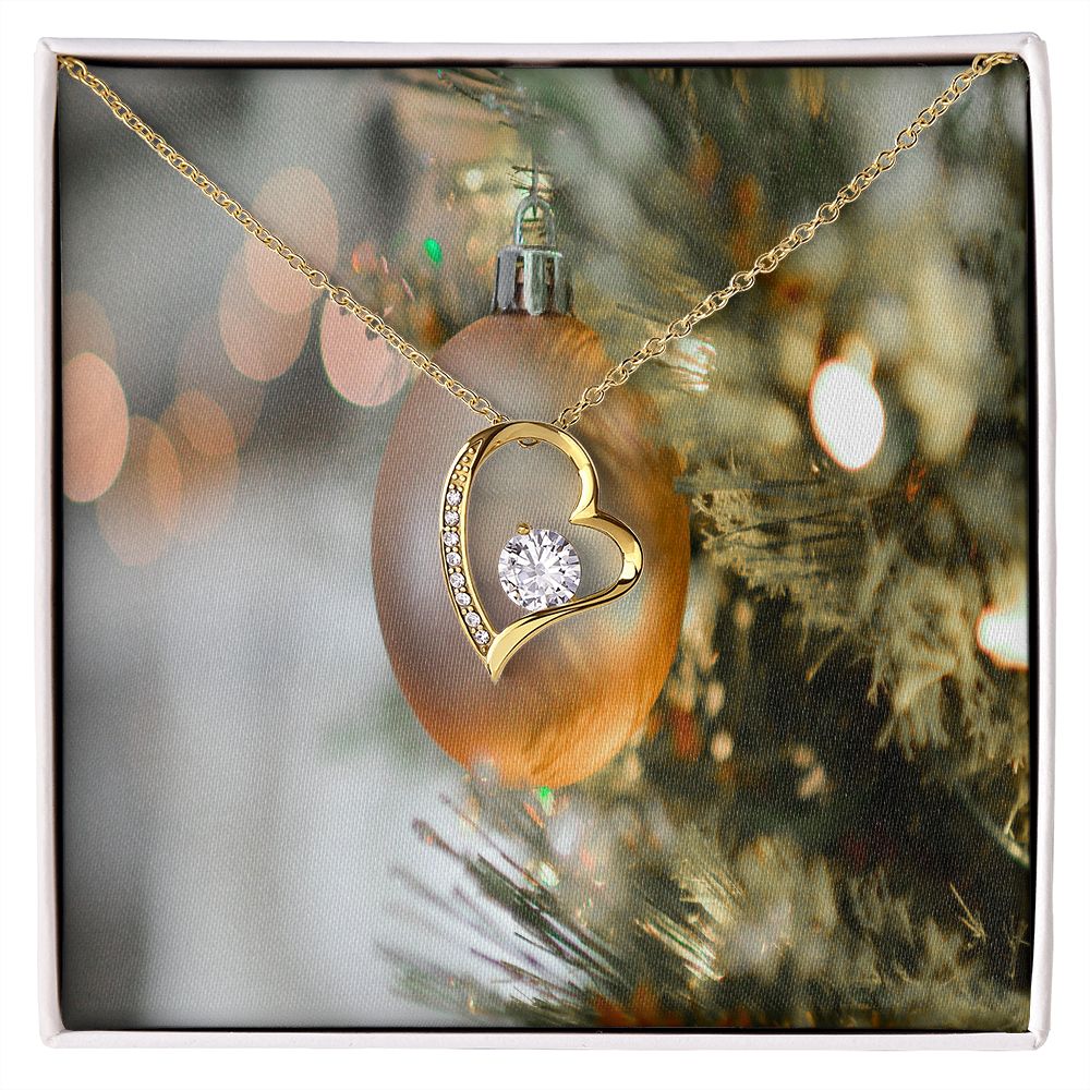 Merry Christmas Forever Love Necklace