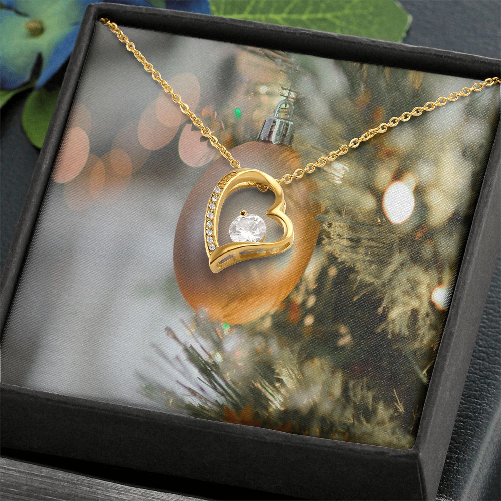 Merry Christmas Forever Love Necklace