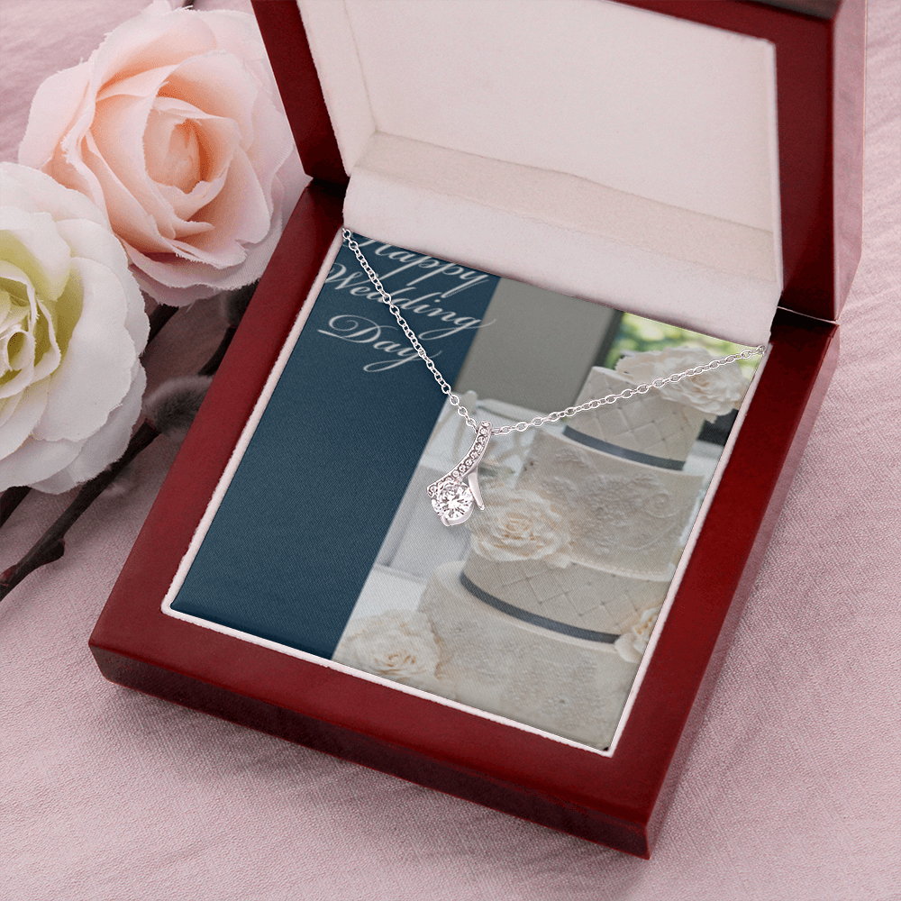 Happy Wedding Day Allurinng Beauty Necklace