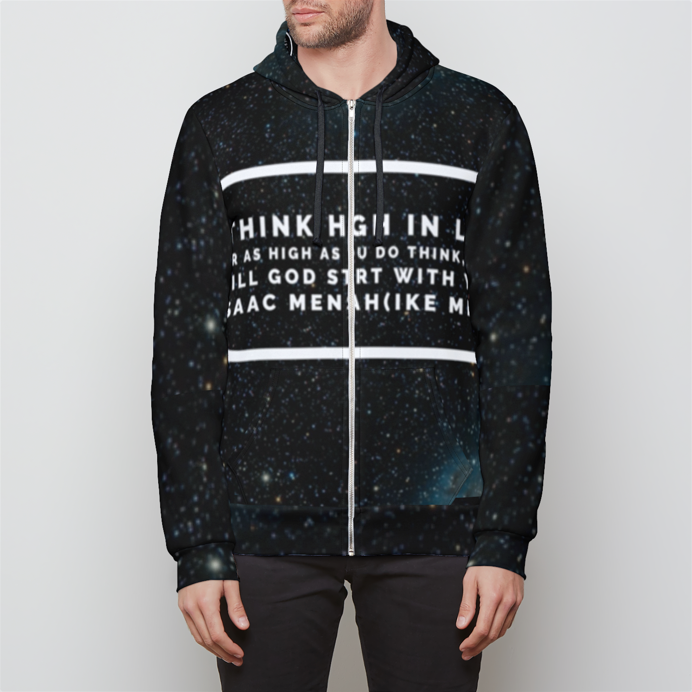 IKE MENS Quote Unisex Zip Unisex Zip Hoodie