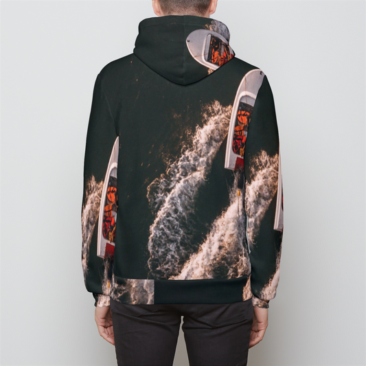 IKE MENS QUOTE  Unisex Relaxed Zip Hoodie