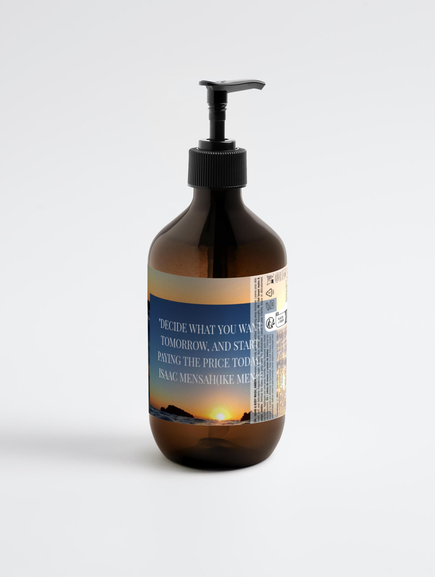 IKE MENS Quote Hand & Body Wash, Patchouli & Amber Vanilla
