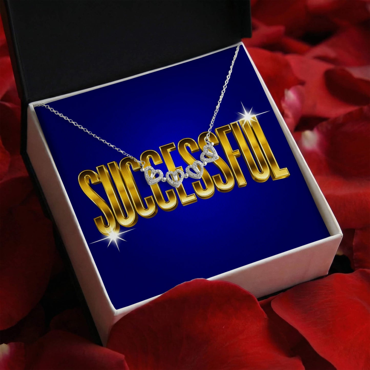 SUCCESSFUL Magnetic Hearts Necklace