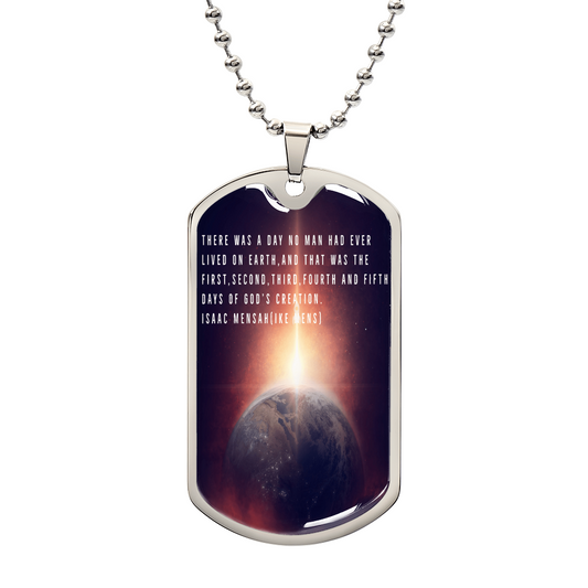IKE MENS QUOTE MILITARY CHAIN