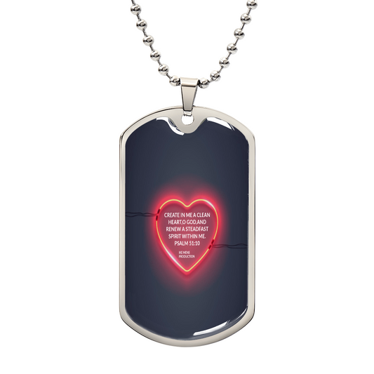 Psalm 51:10 Military Chain