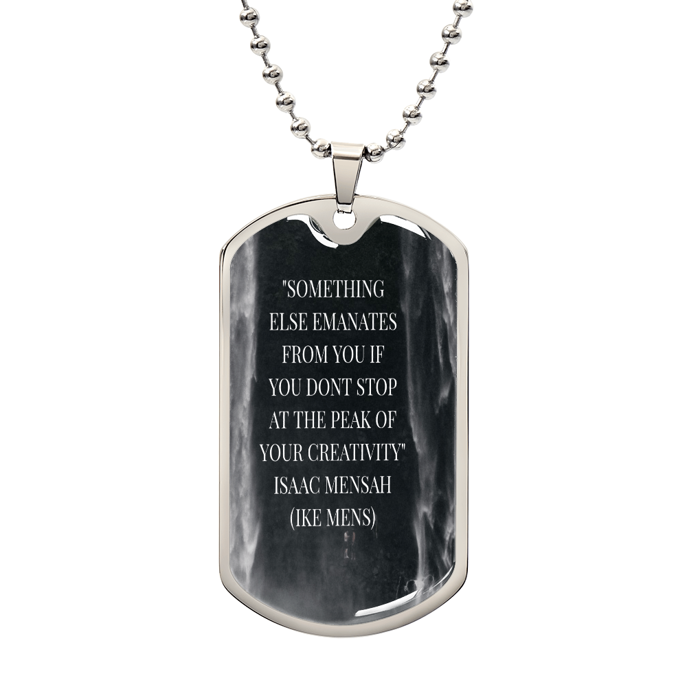 IKE MENS QUOTE MILITARY CHAIN