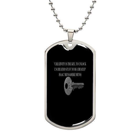 IKE MENS QUOTE MILITARY CHAIN