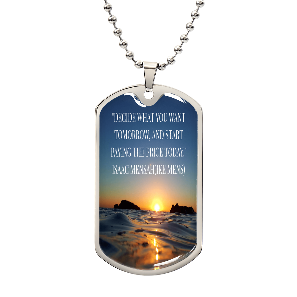 IKE MENS QUOTE MILITARY CHAIN