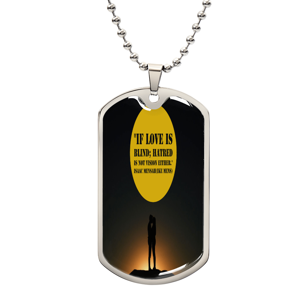 IKE MENS QUOTE MILITARY CHAIN
