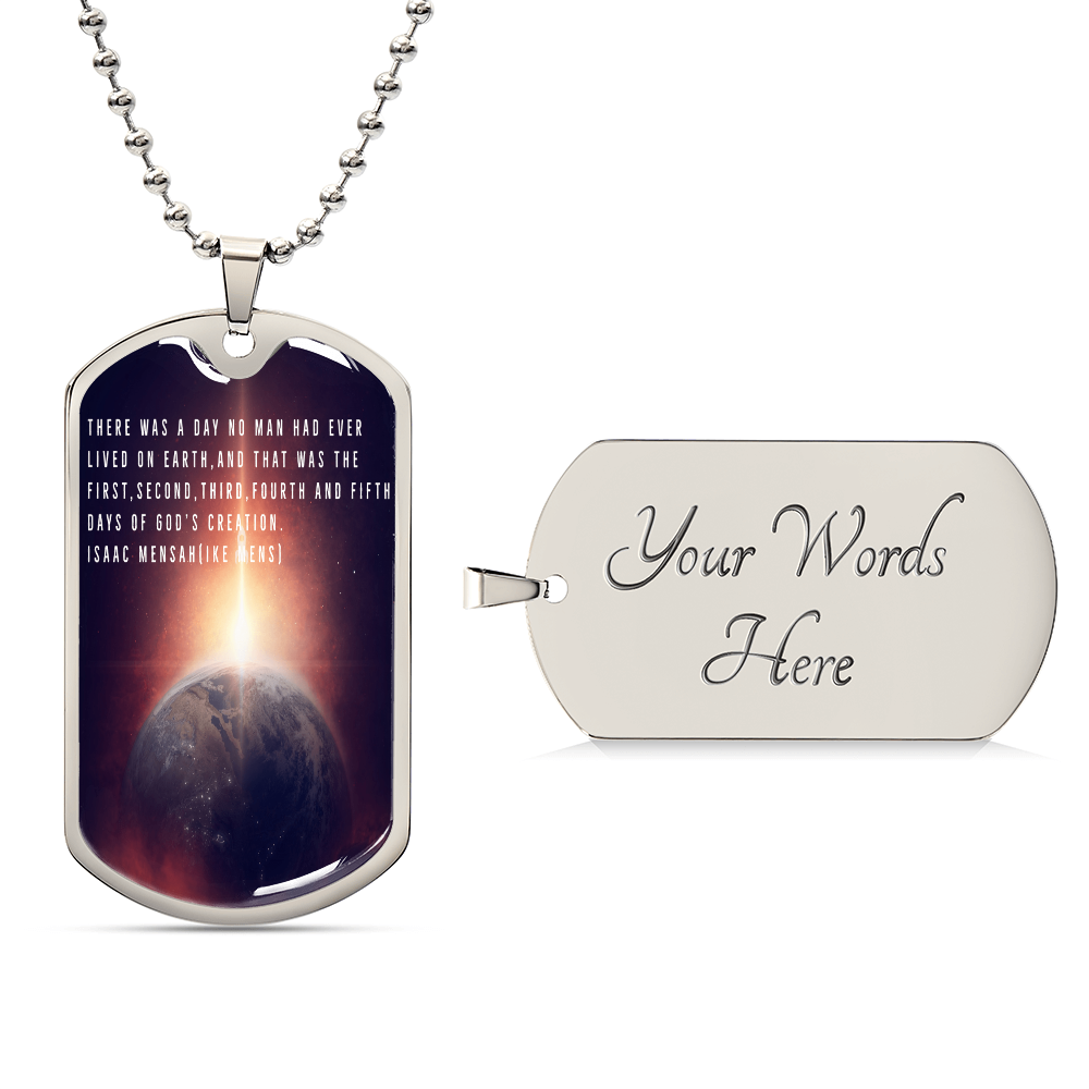 IKE MENS QUOTE MILITARY CHAIN