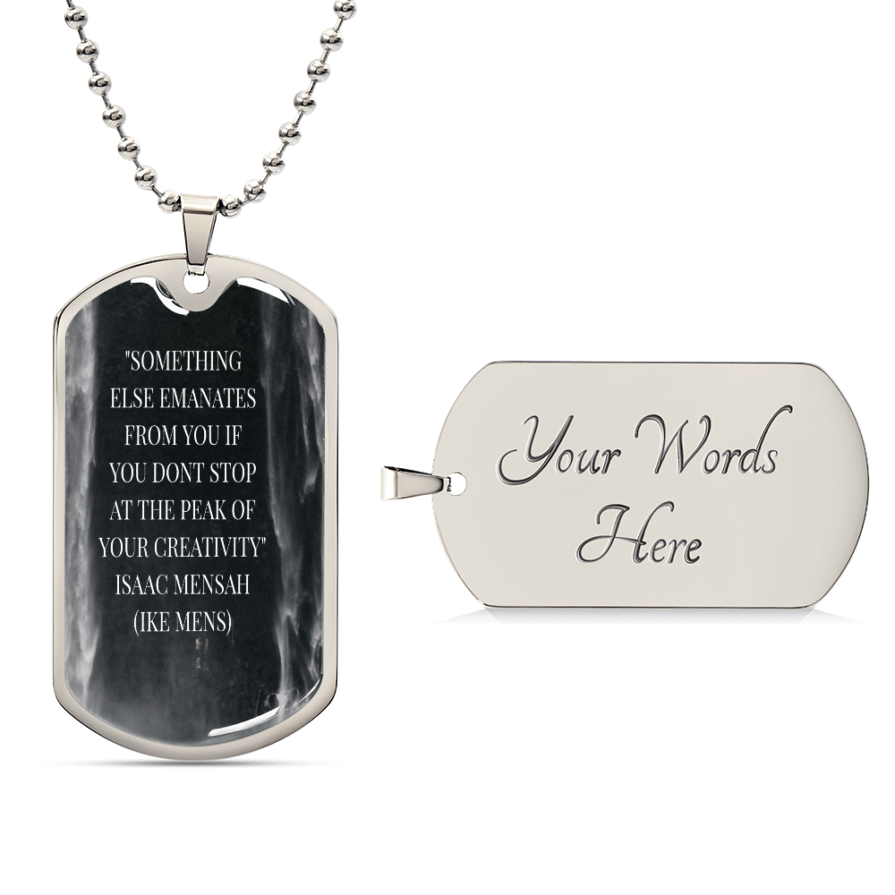 IKE MENS QUOTE MILITARY CHAIN