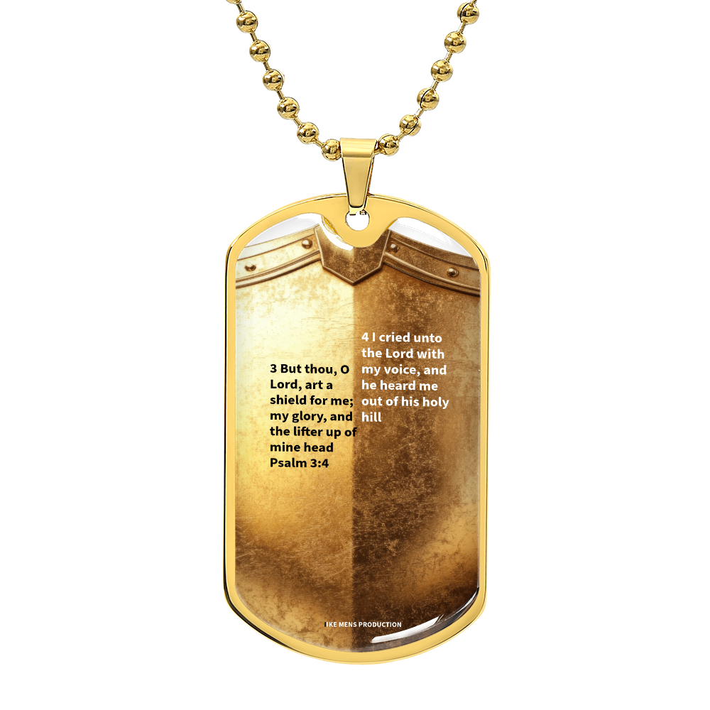 PSALM 3:3-4  MILITARY CHAIN