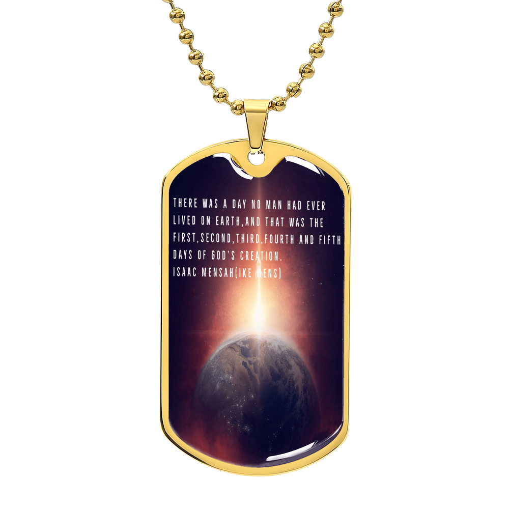 IKE MENS QUOTE MILITARY CHAIN