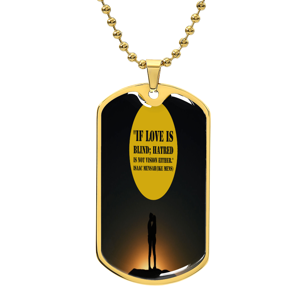 IKE MENS QUOTE MILITARY CHAIN