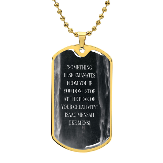IKE MENS QUOTE MILITARY CHAIN