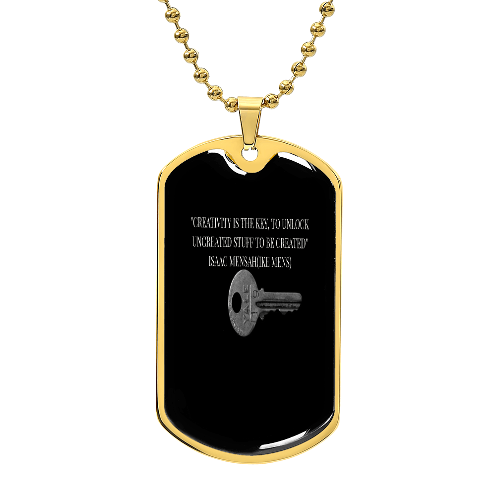 IKE MENS QUOTE MILITARY CHAIN