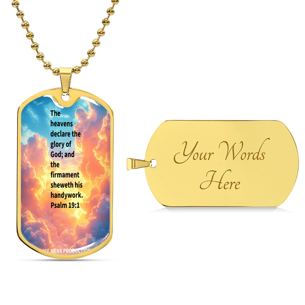 PSALM 19:1 MILITARY CHAIN