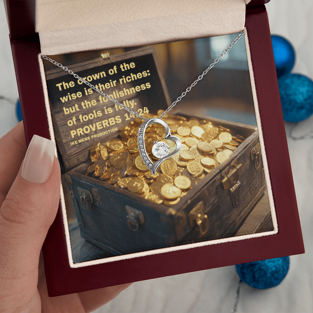 THE CROWN OF THE WISE Forever Love Necklace