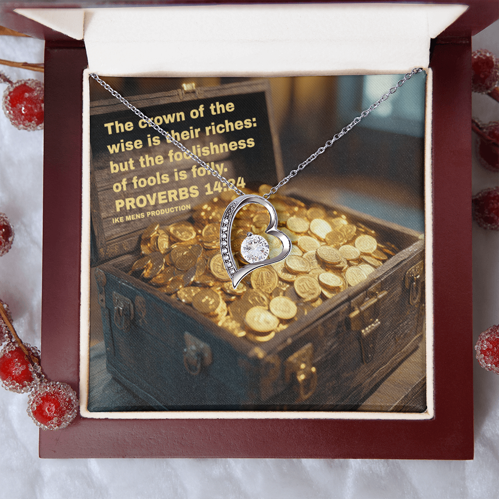 THE CROWN OF THE WISE Forever Love Necklace