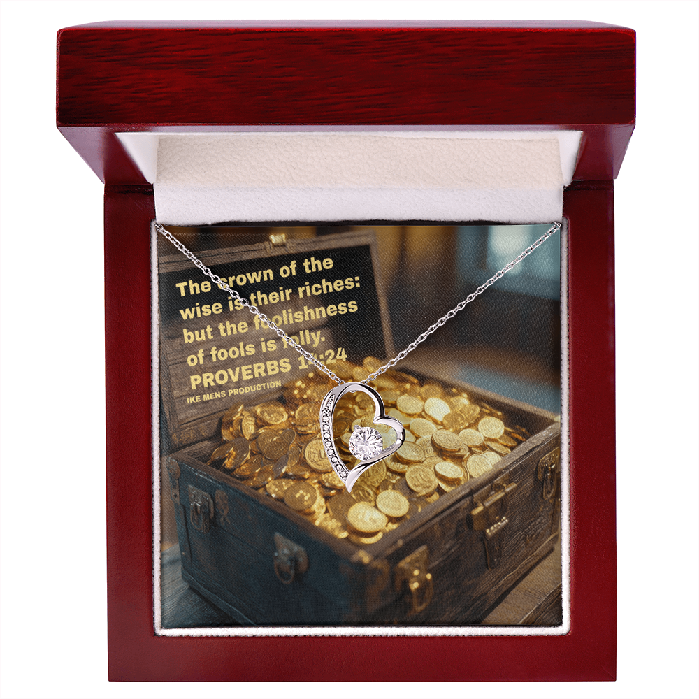 THE CROWN OF THE WISE Forever Love Necklace