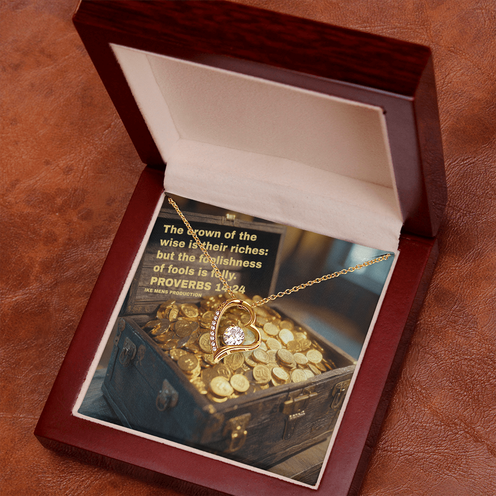 THE CROWN OF THE WISE Forever Love Necklace