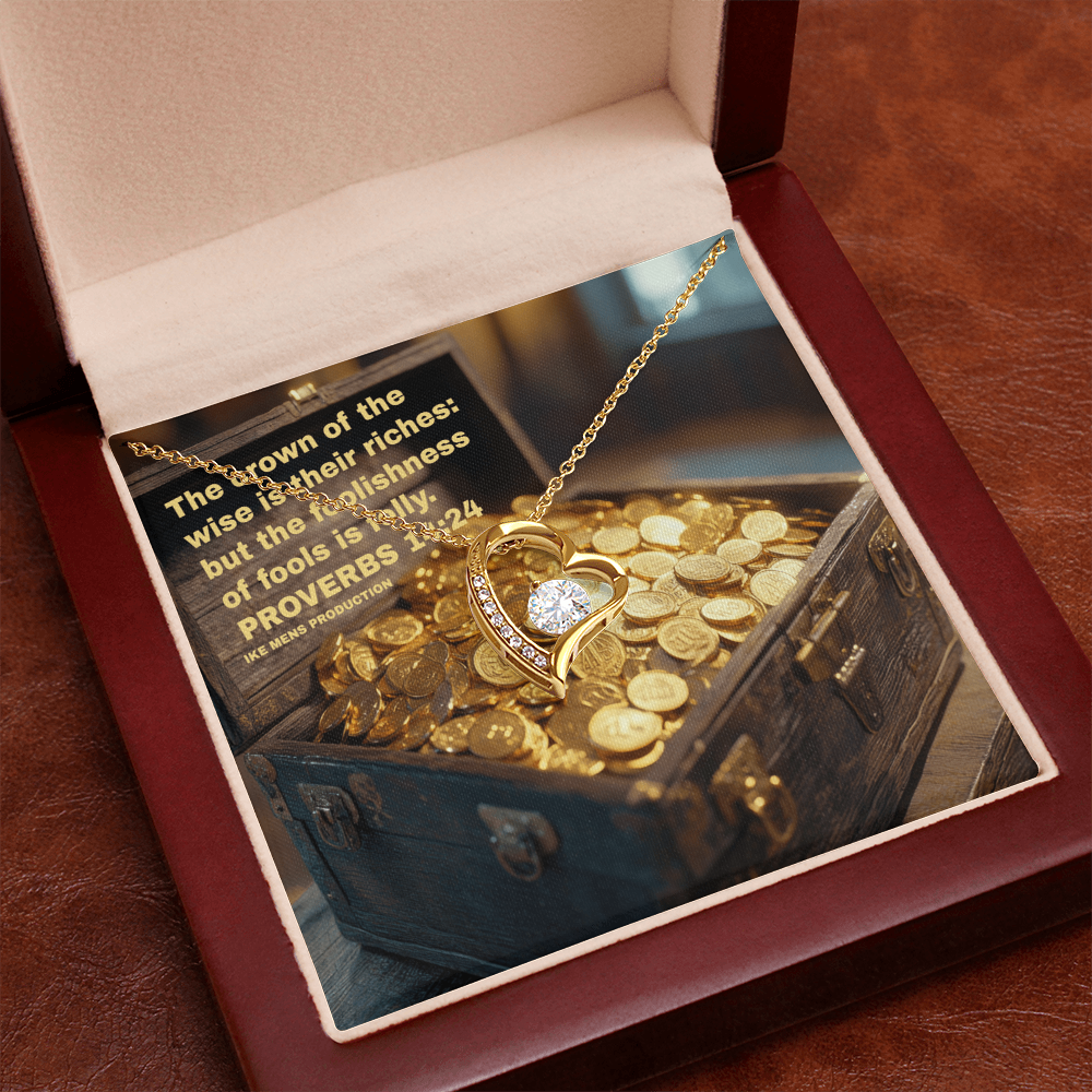 THE CROWN OF THE WISE Forever Love Necklace