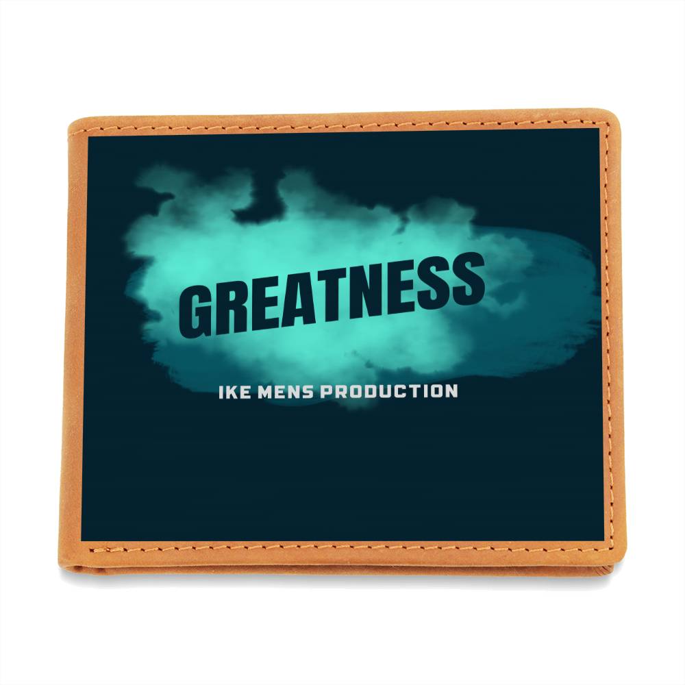 GREATNESS GRAPHIC LEATHER WALLET