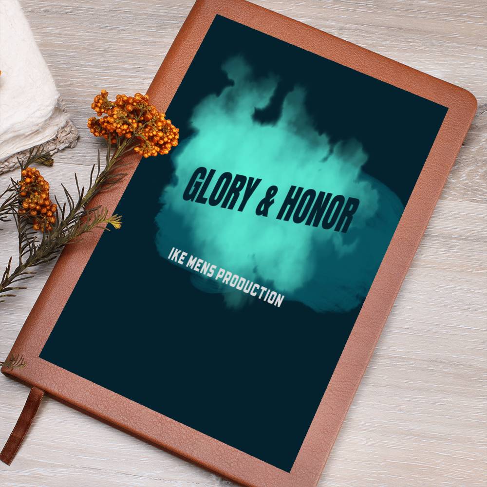 GLORY & HONOR  GRAPHIC  LEATHER JOURNAL