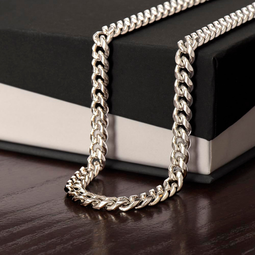 I LOVE YOU DAD Cuban Link