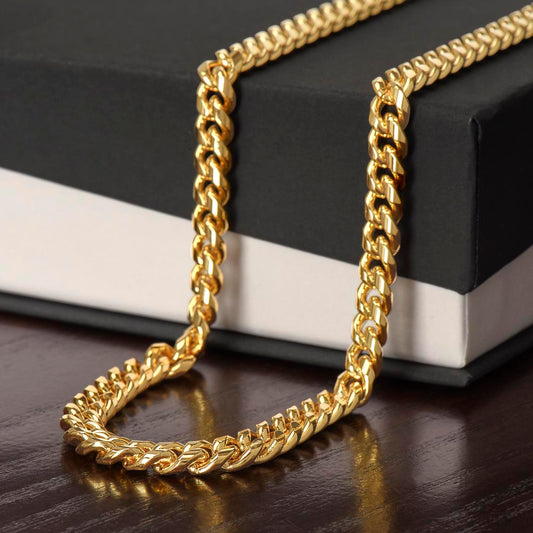 IKE MENS  CUBAN LINK CHAIN