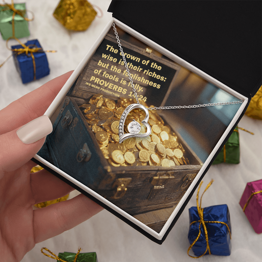 THE CROWN OF THE WISE Forever Love Necklace