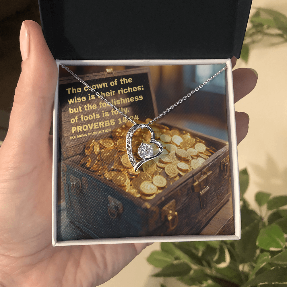 THE CROWN OF THE WISE Forever Love Necklace