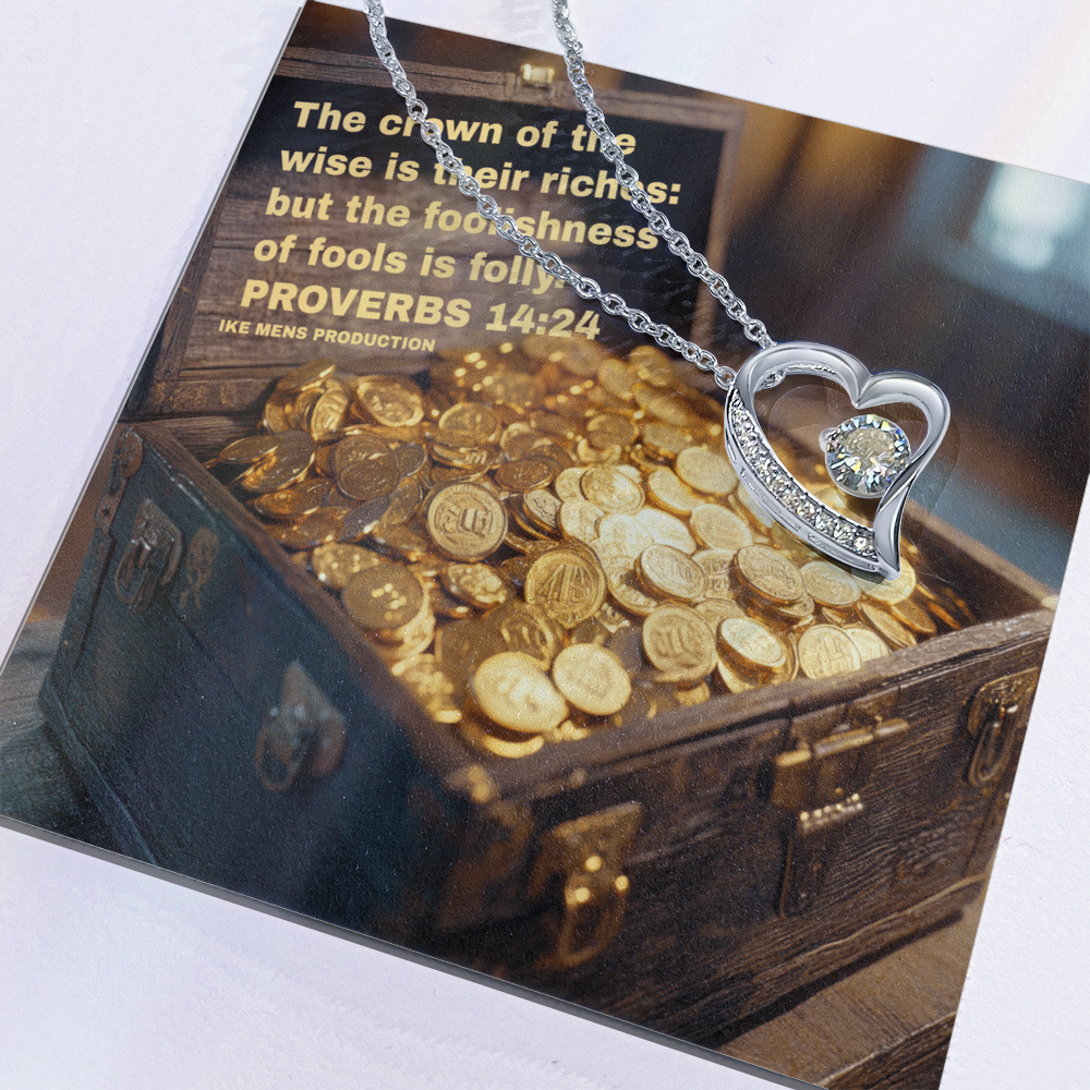 THE CROWN OF THE WISE Forever Love Necklace