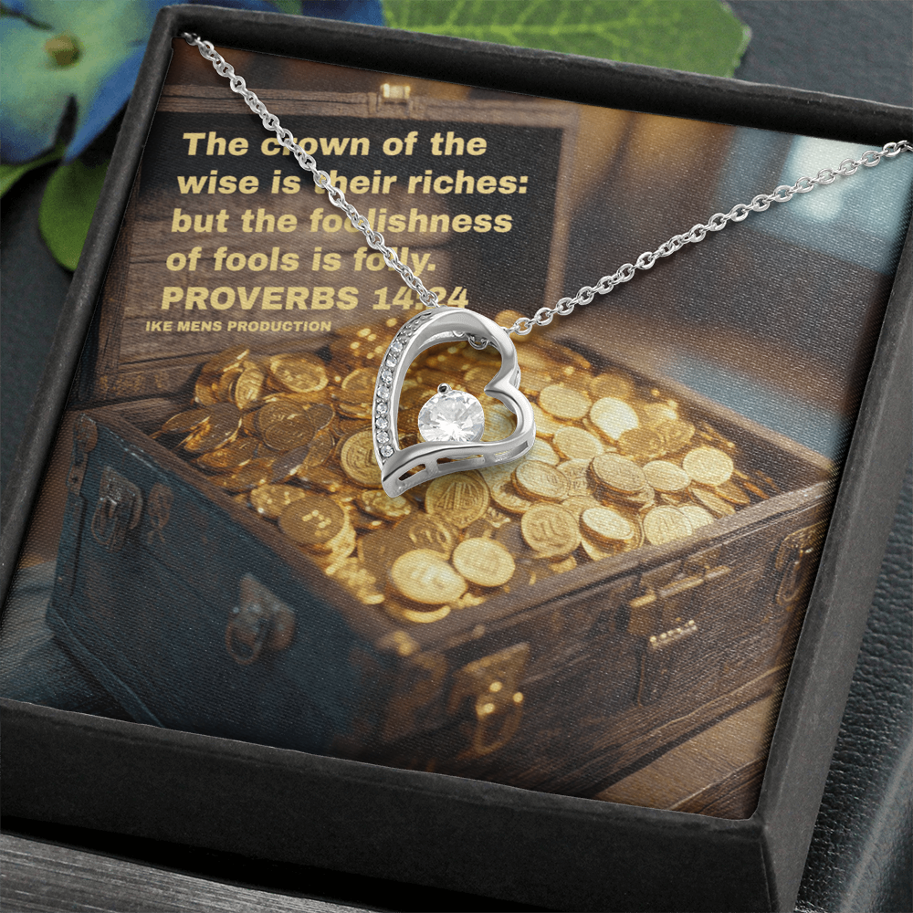 THE CROWN OF THE WISE Forever Love Necklace