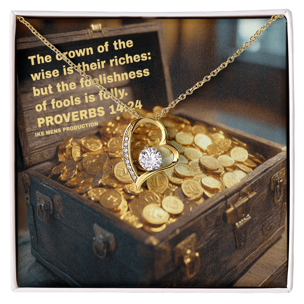 THE CROWN OF THE WISE Forever Love Necklace