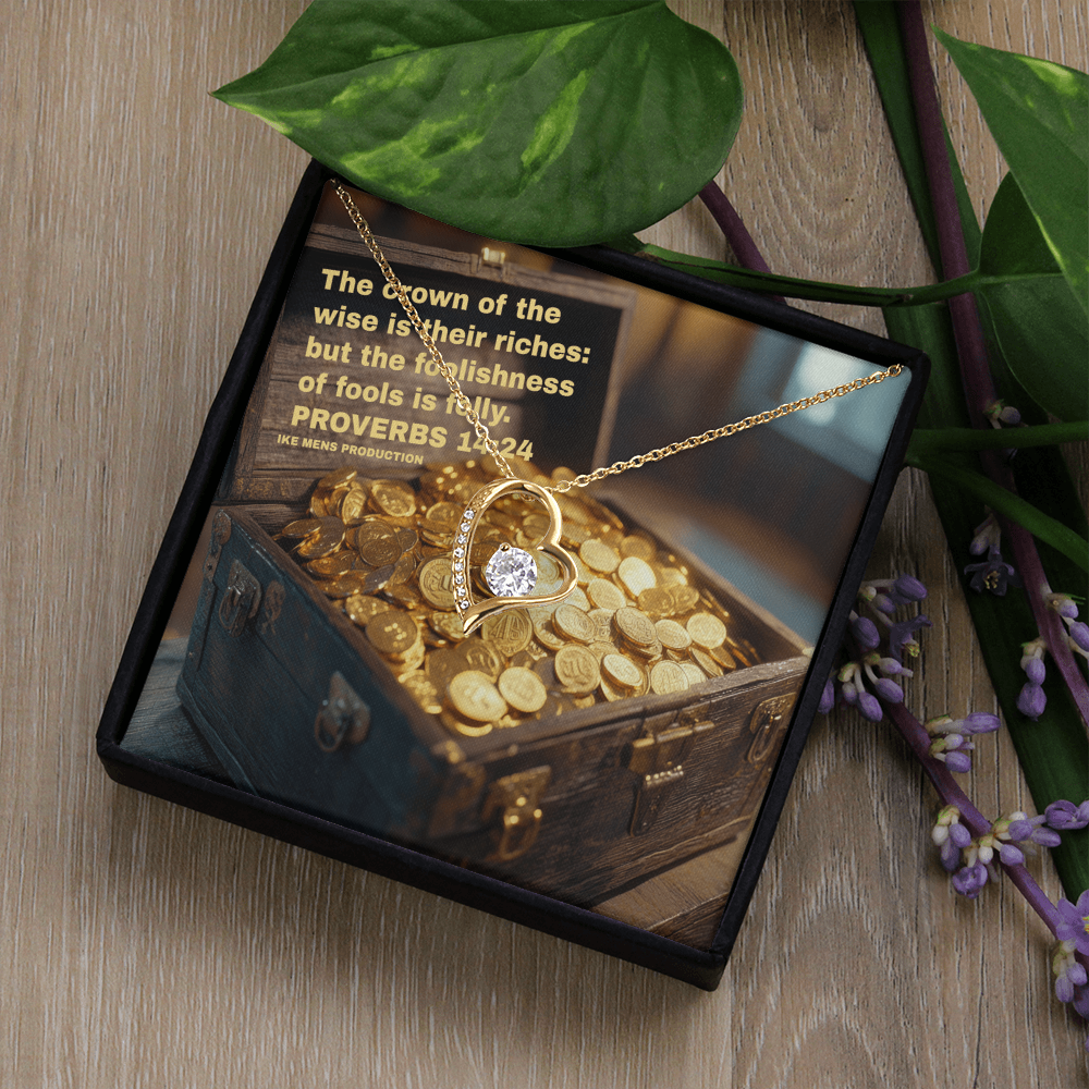 THE CROWN OF THE WISE Forever Love Necklace