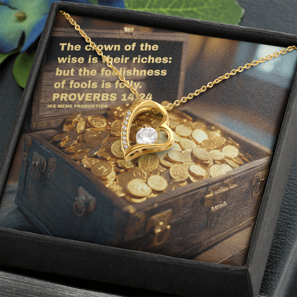 THE CROWN OF THE WISE Forever Love Necklace