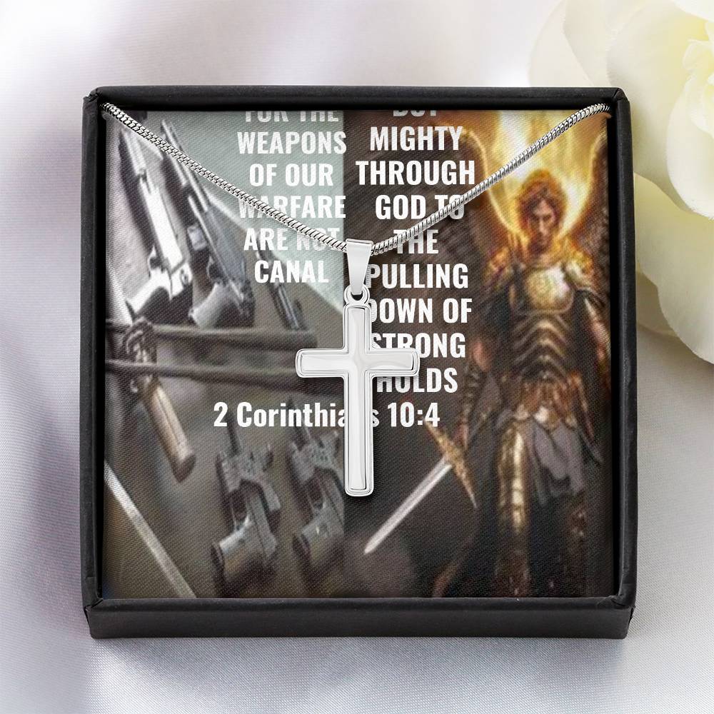IKE MENS SCRIPTURE COLLAGE CROSS