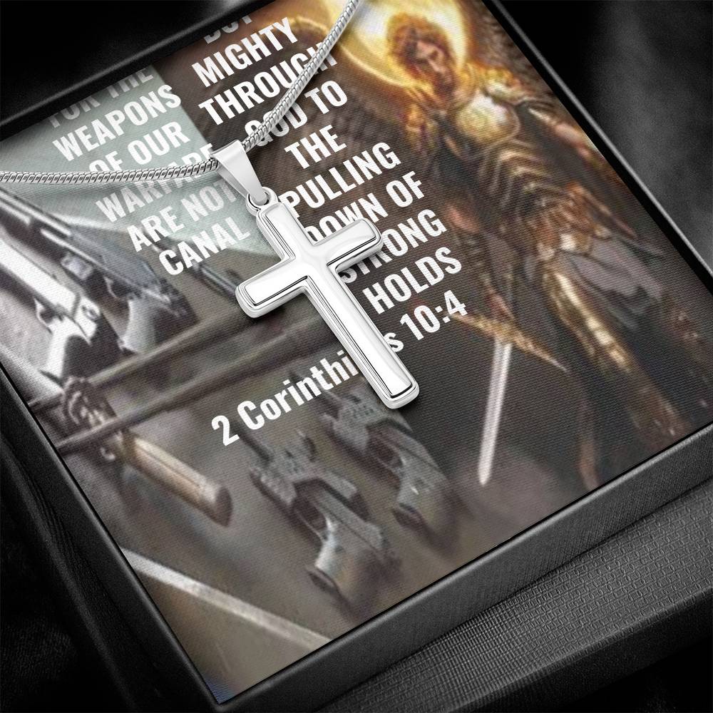 IKE MENS SCRIPTURE COLLAGE CROSS