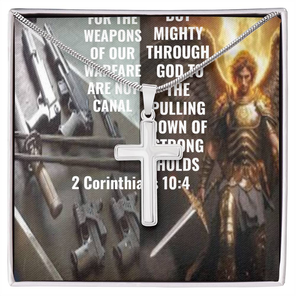 IKE MENS SCRIPTURE COLLAGE CROSS