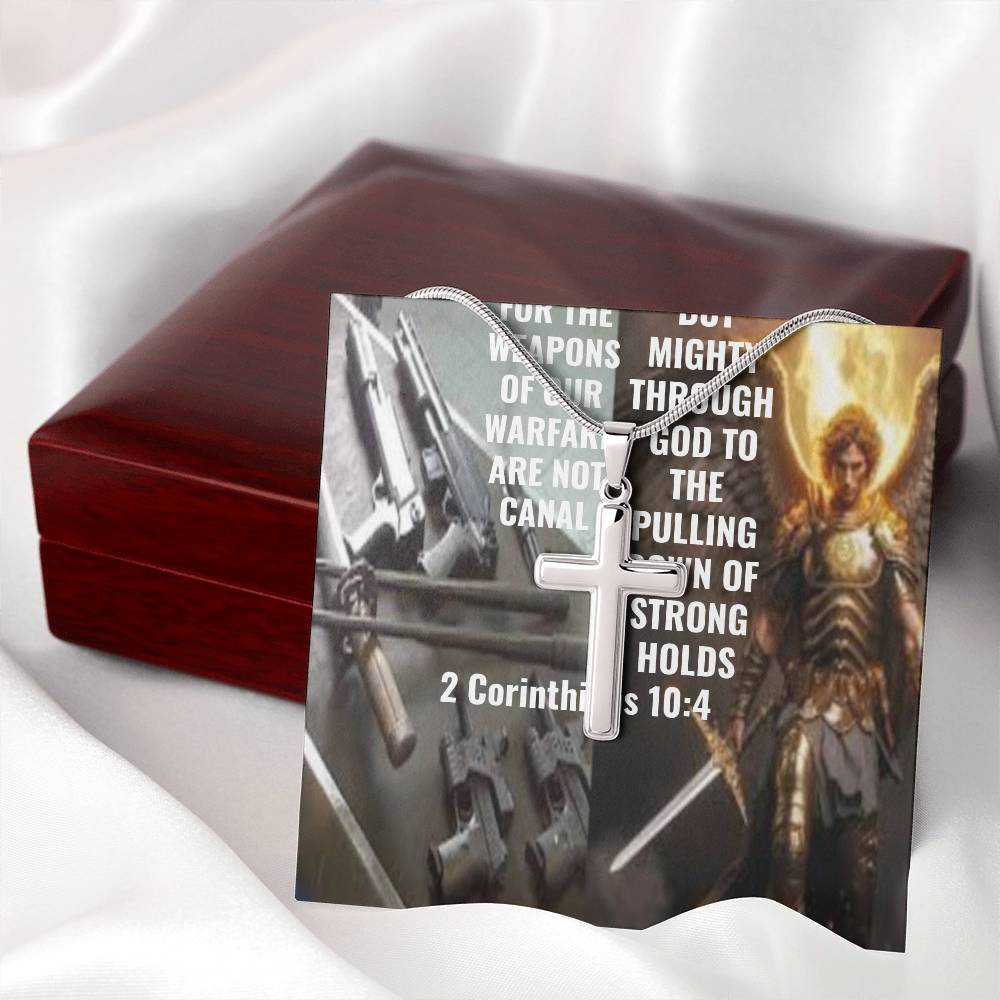 IKE MENS SCRIPTURE COLLAGE CROSS