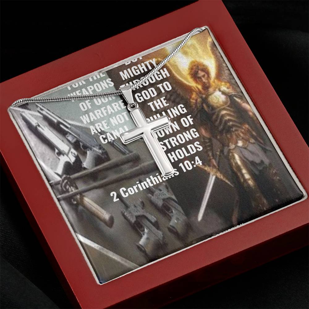 IKE MENS SCRIPTURE COLLAGE CROSS