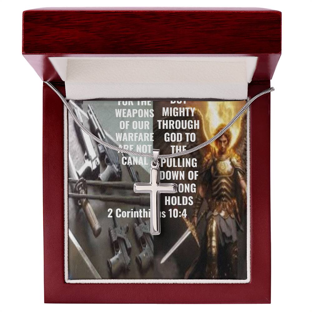 IKE MENS SCRIPTURE COLLAGE CROSS