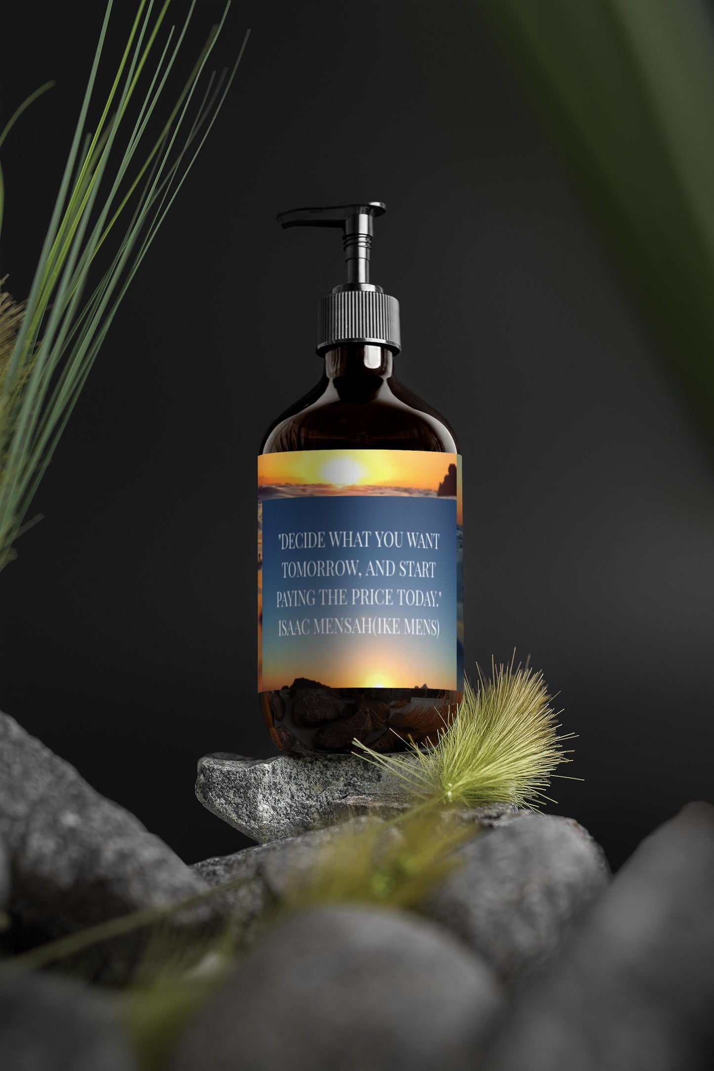 IKE MENS Quote Hand & Body Wash, Patchouli & Amber Vanilla
