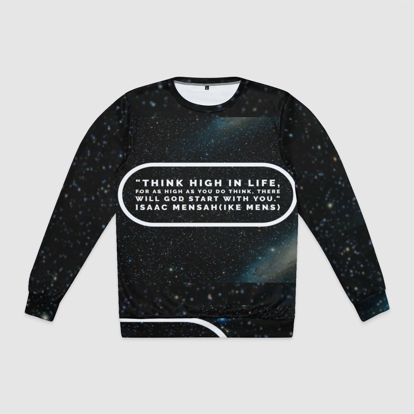 IKE MENS Quote  Unisex Crew Sweatshirt