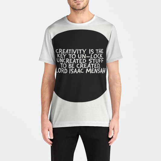 IKE MENS CREATIVITY Quote Mens Crew Tee