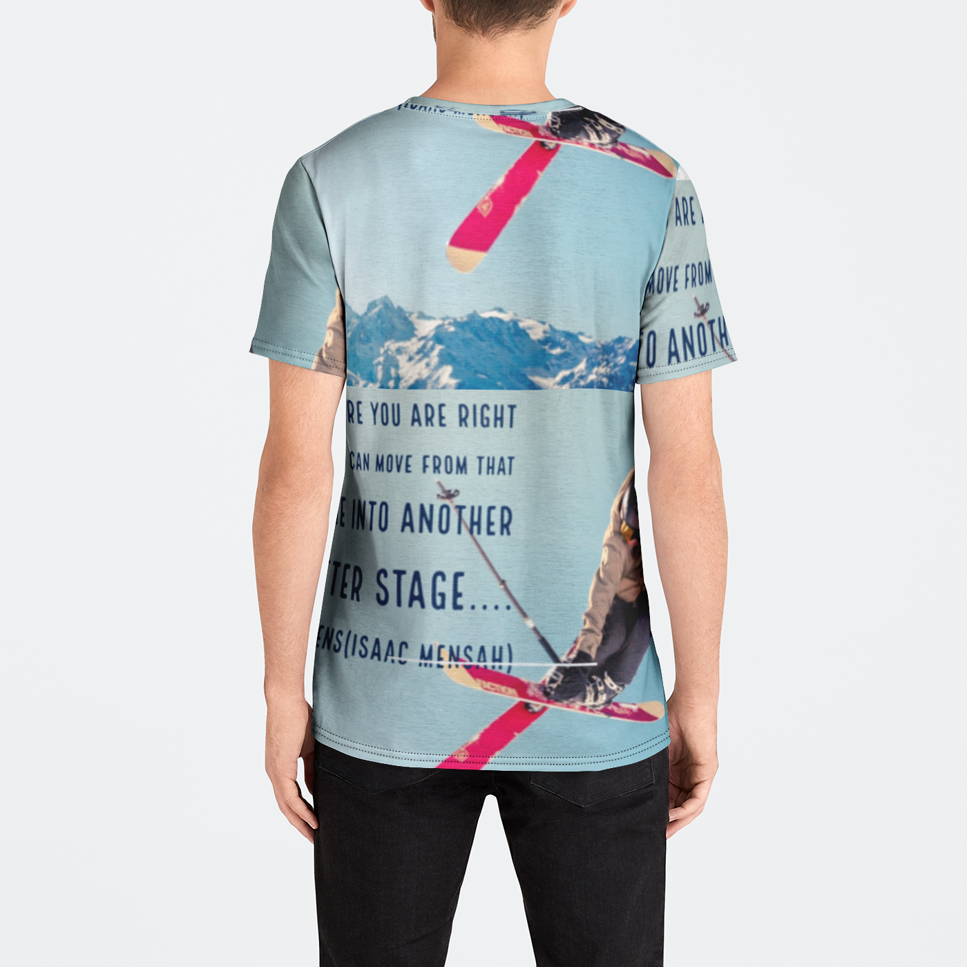 IKE MENS Quote Mens Crew T Mens Crew Tee