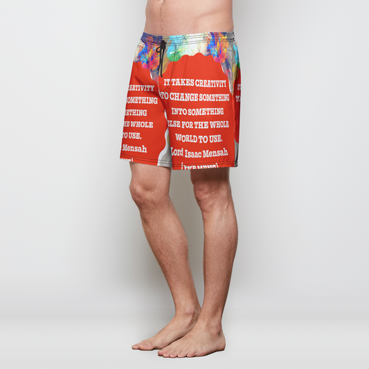 IKE MENS Quote Shorts Mens Swim Trunks