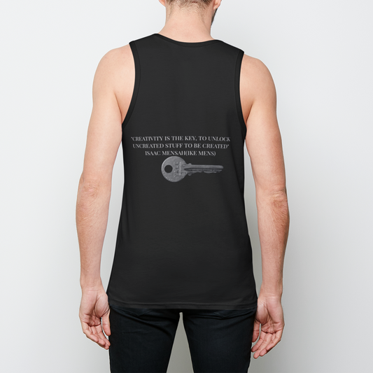 IKE MENS QUOTE TANK TOP FASHION Mens Binded Tank Top