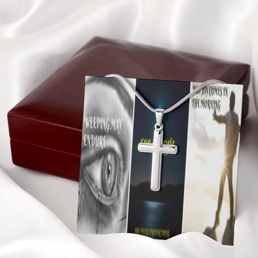 IKE MENS Scripture Collage Cross